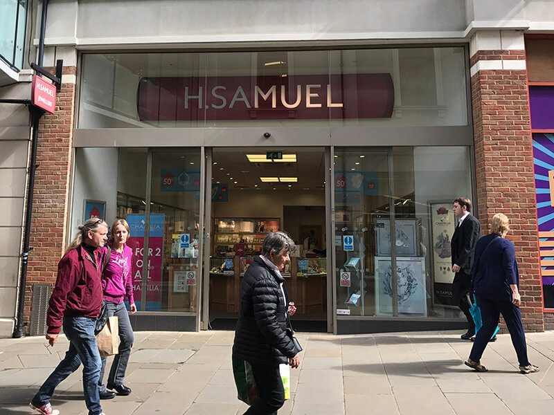 H Samuel, Whitefriars, Canterbury