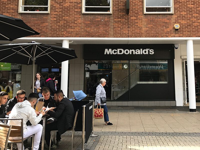 McDonalds, Whitefriars, Canterbury